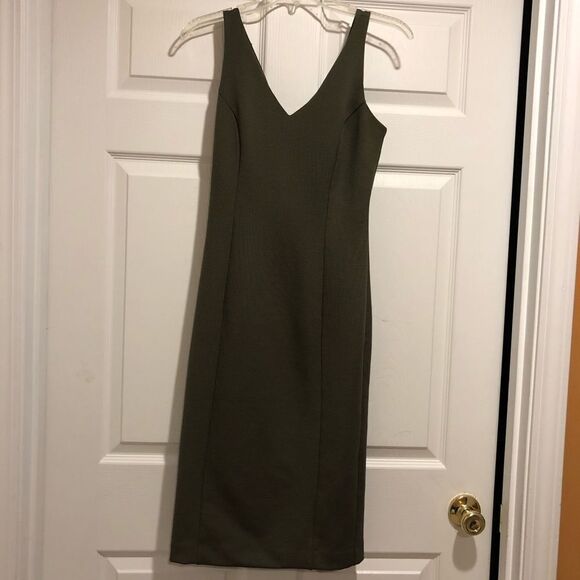 Metaphor Dresses & Skirts - METAPHOR olive green tank dress